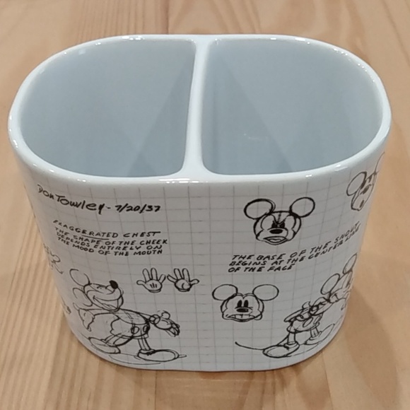 Disney Mickey Mouse Sketchbook Ceramic Bathroom Set - Picture 5 of 16